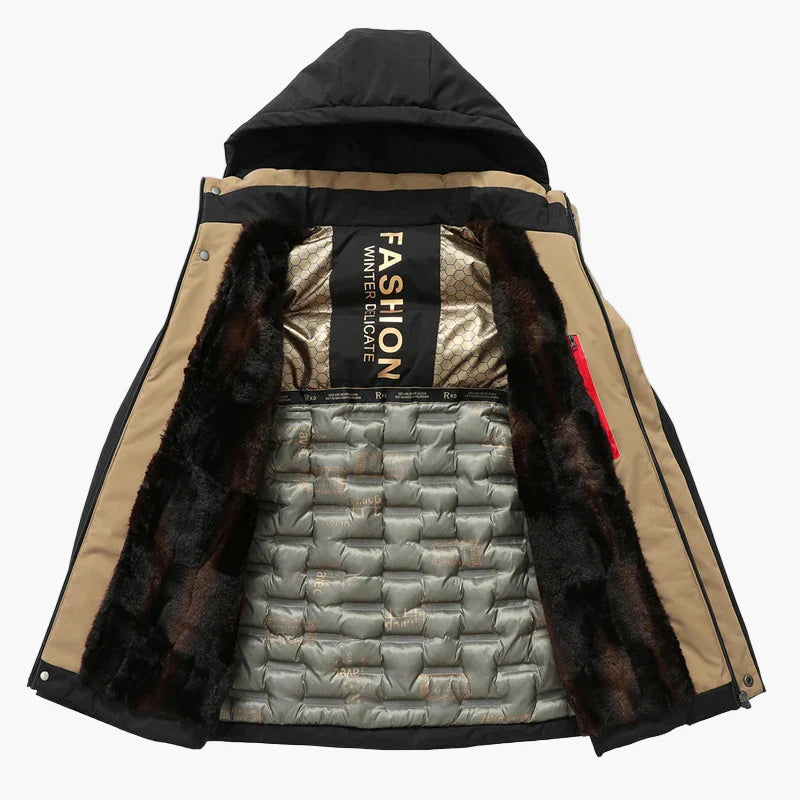 Herren Wintermantel mit Kapuze – Modischer, gefütterter Outdoor-Parka für kalte Tage