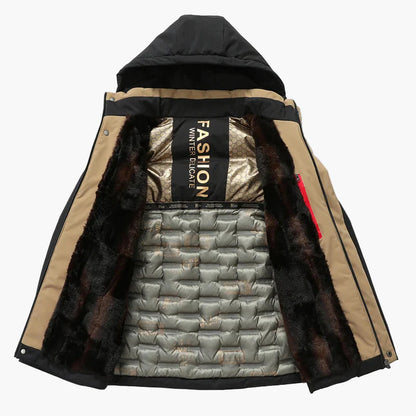 Herren Wintermantel mit Kapuze – Modischer, gefütterter Outdoor-Parka für kalte Tage
