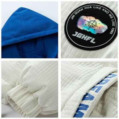 Herren Winter Steppjacke mit Kapuze – Urbaner Casual Stil für kalte Tage