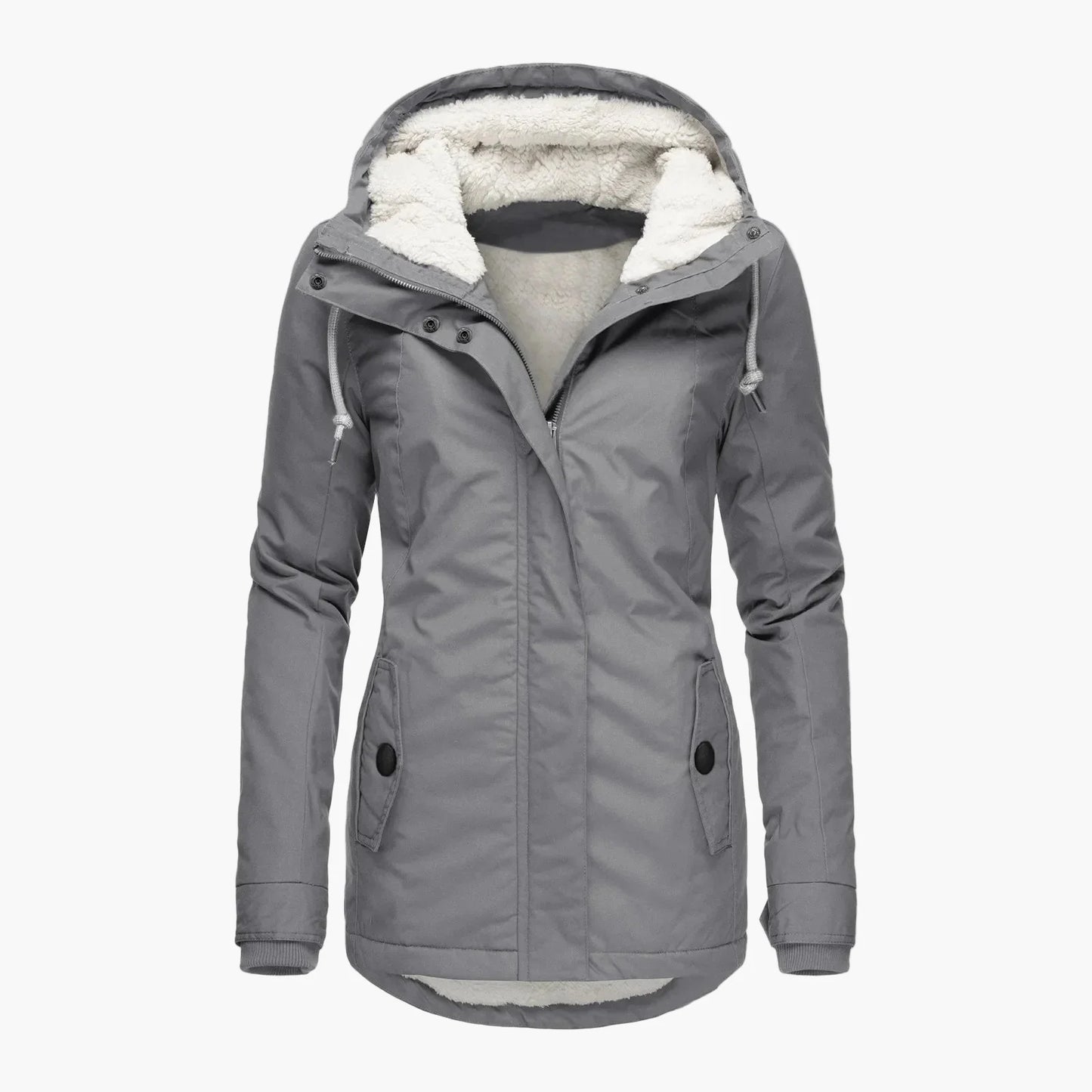 Damen Winterjacke mit Kapuze – Modischer Parka für Alltag & Freizeit