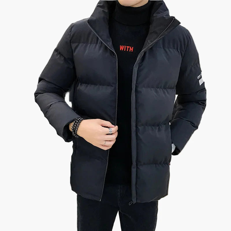 Herren Winter Steppjacke mit modernem Casual-Stil für Alltag und Freizeit