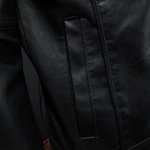Herren Moto-Style Jacke – Modernes Design für Alltag und Freizeit