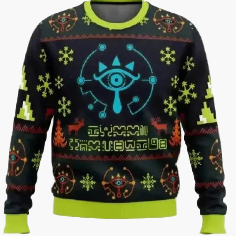 Herren Pullover im Gaming-Stil – Legend of Zelda Majora's Mask Ugly Christmas Sweater