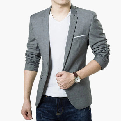 Herren Slim Fit Blazer – Eleganter Freizeit- und Business-Look