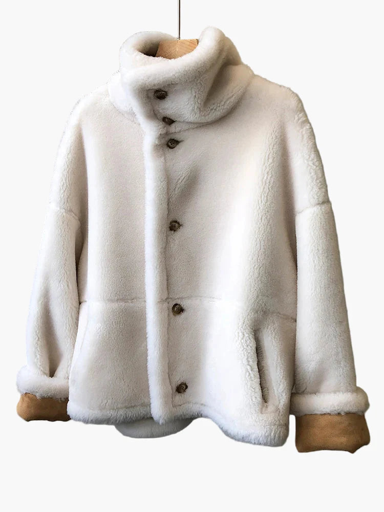 Damen Vintage Winterjacke im Oversize-Stil für lässige Outfits