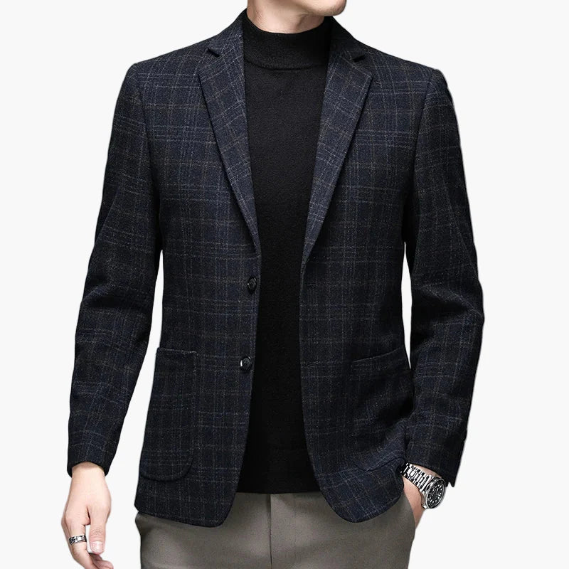 Herren Business Freizeit Sakko Slim Fit – Eleganter Blazer für Büro und Alltag