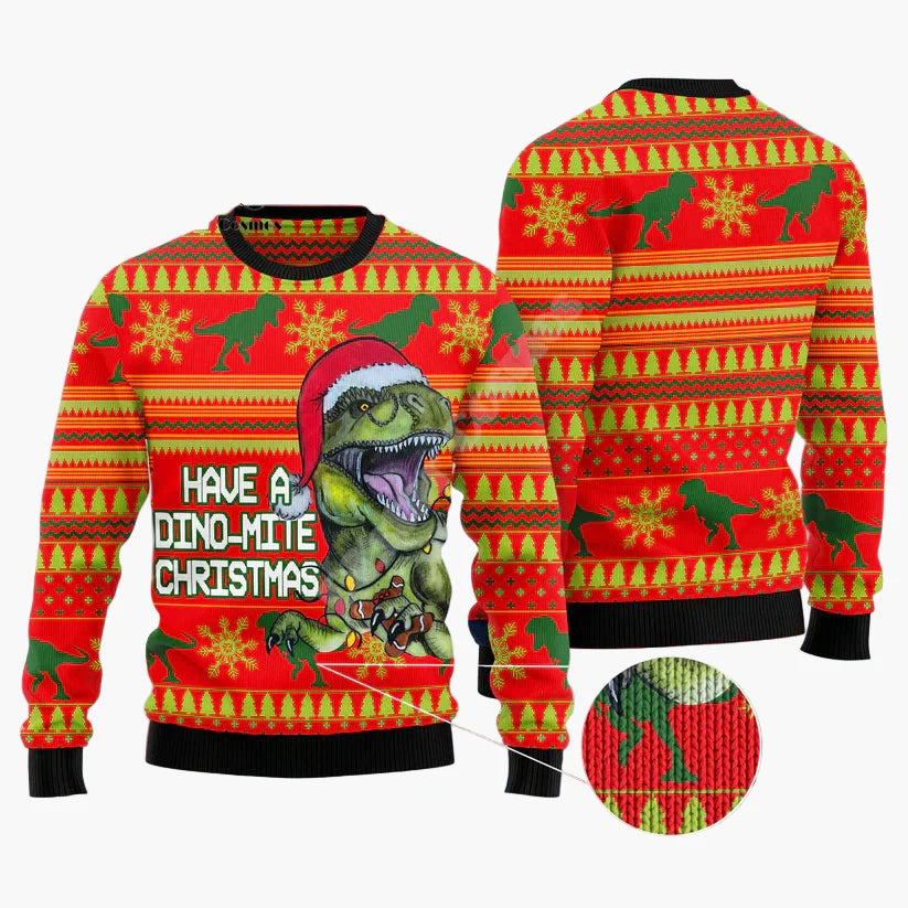 Herren Weihnachts-Pullover mit Katzenmotiv – Lustiger Ugly Christmas Sweater "Show Me Your Kitties"