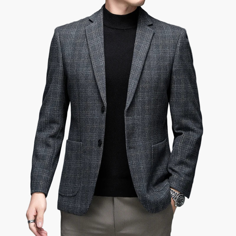 Herren Business Freizeit Sakko Slim Fit – Eleganter Blazer für Büro und Alltag