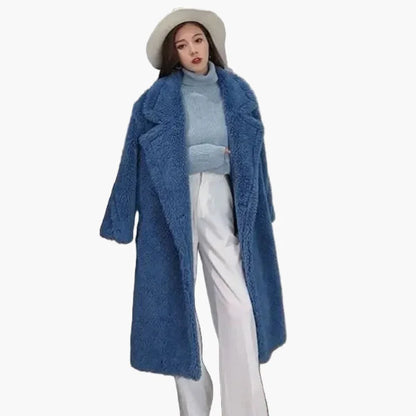 Damen Langer Oversize Mantel – Modischer Winter-Trend für Alltag & Freizeit