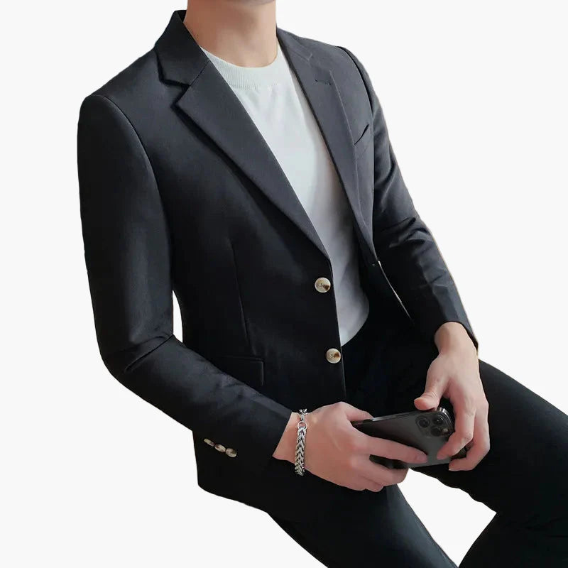 Herren Blazer Modern Business Slim Fit – Stilvoller Anzug für Büro & Events