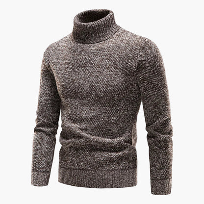 Herren Rollkragenpullover Strickpullover Klassischer Winter-Look Freizeit & Büro