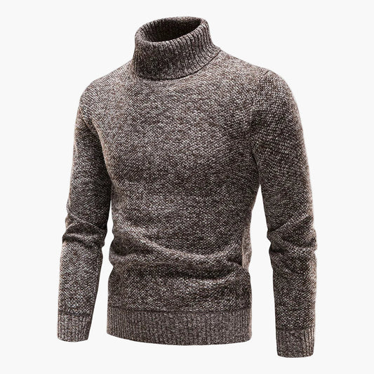 Herren Rollkragenpullover Strickpullover Klassischer Winter-Look Freizeit & Büro