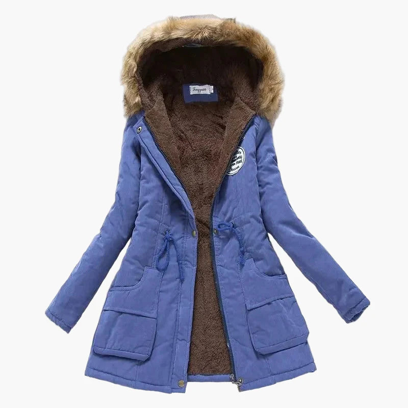 Damen Winter Parka mit Kapuze – Modischer Koreanischer Stil, Warm Gefüttert, Alltag & Freizeit