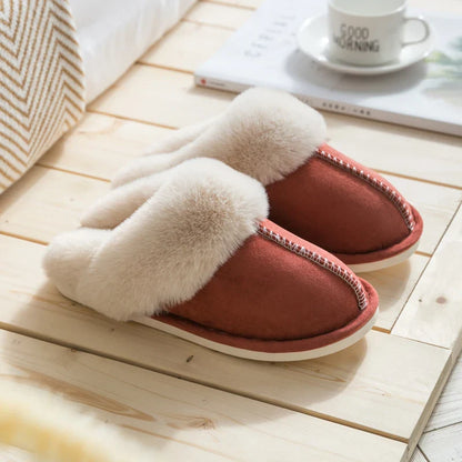 Gillian – Damen Hausschuhe mit warmer Plüschfütterung