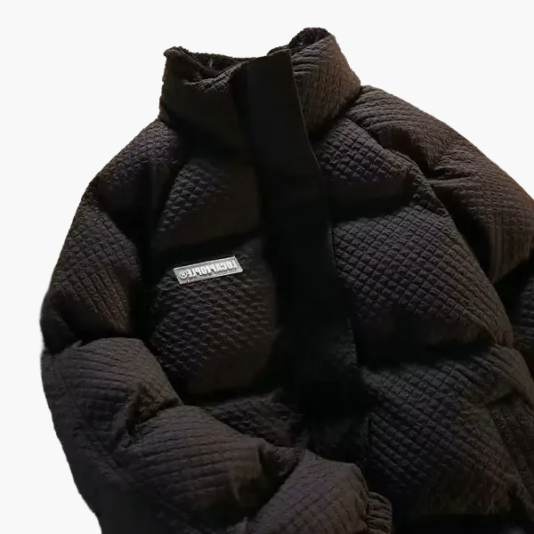 Unisex Steppjacke mit Stehkragen – Modische Winterjacke, lässig, warm, für Alltag und Outdoor