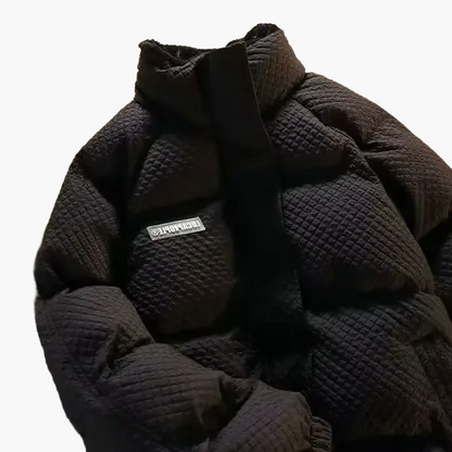 Unisex Steppjacke mit Stehkragen – Modische Winterjacke, lässig, warm, für Alltag und Outdoor