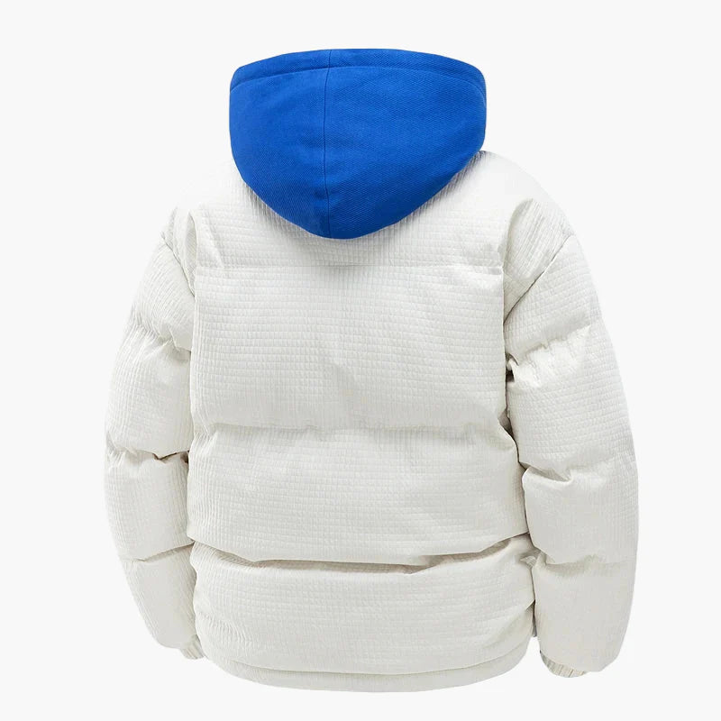 Herren Winter Steppjacke mit Kapuze – Urbaner Casual Stil für kalte Tage