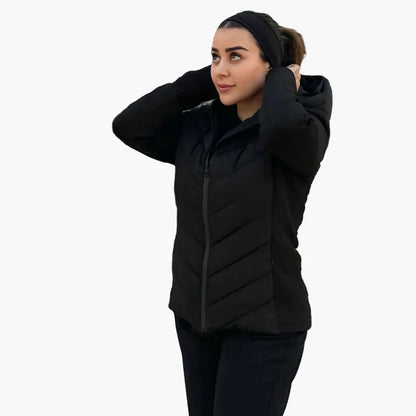 Damen Steppjacke mit Kapuze – Modische Freizeitjacke für Herbst und Winter