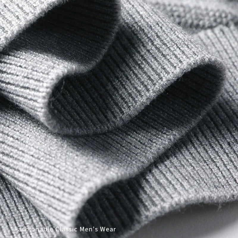 Herren Pullover mit Streifenhemdkragen – Eleganter Business Casual Look für Büro und Alltag