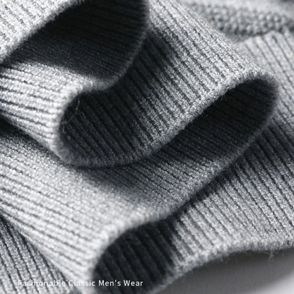 Herren Pullover mit Streifenhemdkragen – Eleganter Business Casual Look für Büro und Alltag