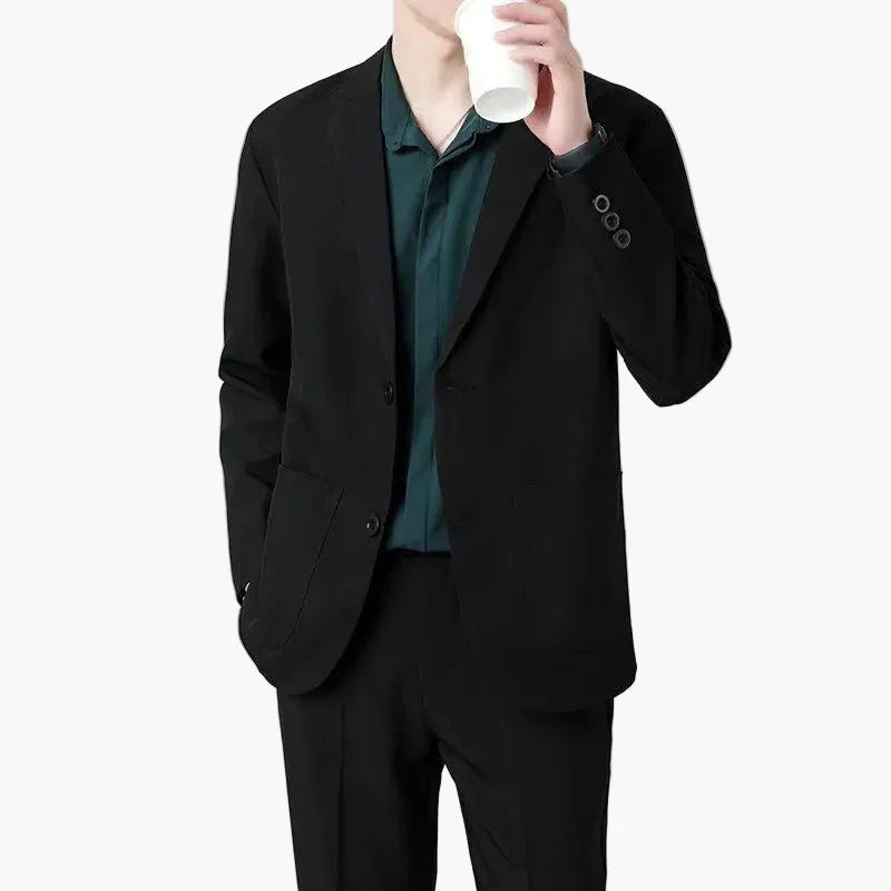 Herren Modernes Business Sakko – Eleganter Blazer für Büro & Alltag