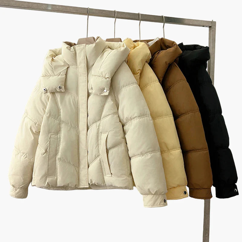 Damen Winterjacke Steppjacke Freizeit Stil, Warm und Lässig, Ideal für Alltag und Reisen