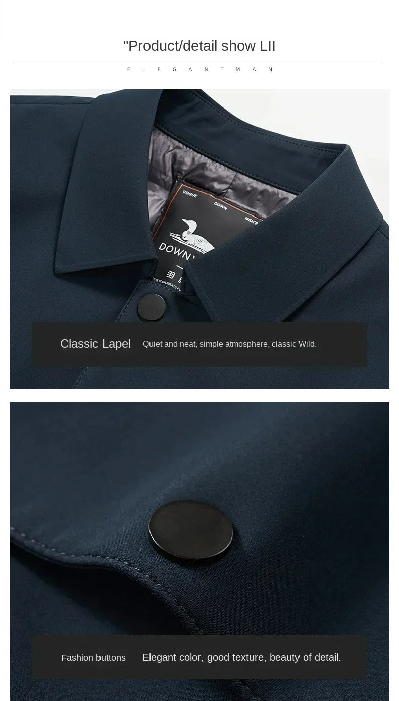 Herren Übergangsjacke Modern City Style – Leicht & Warm, Ideal für Alltag und Business