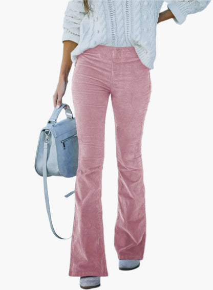 Damen Flare Hose – Modische High Waist Schlaghose für Alltag und Büro