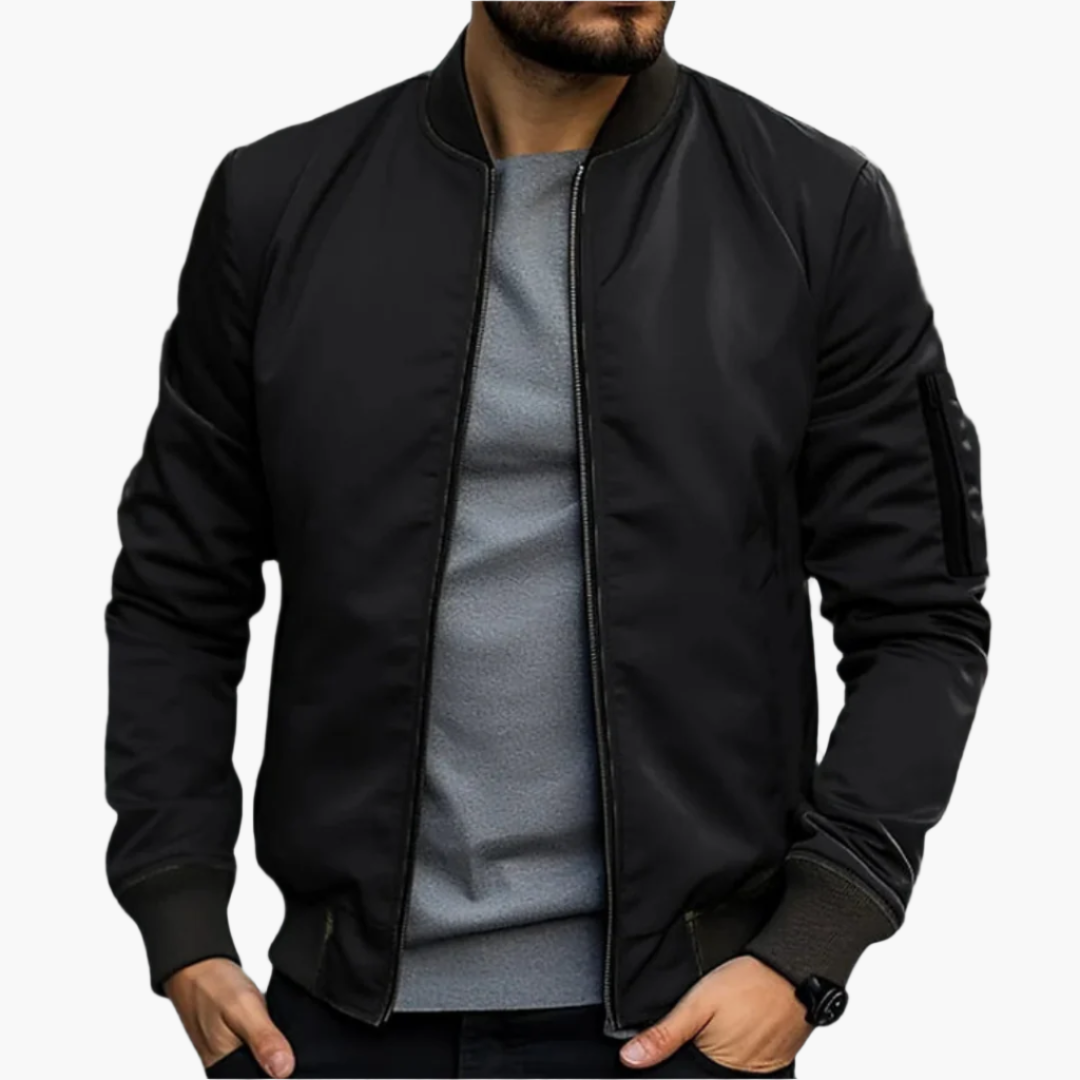 Herren Übergangs-Bomberjacke – Moderner Urban Style & Vielseitigkeit für Alltag und Freizeit