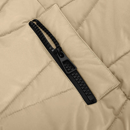 Damen Winter Steppmantel mit Kapuze – Eleganter langer Mantel für kalte Tage, modischer Alltagsbegleiter