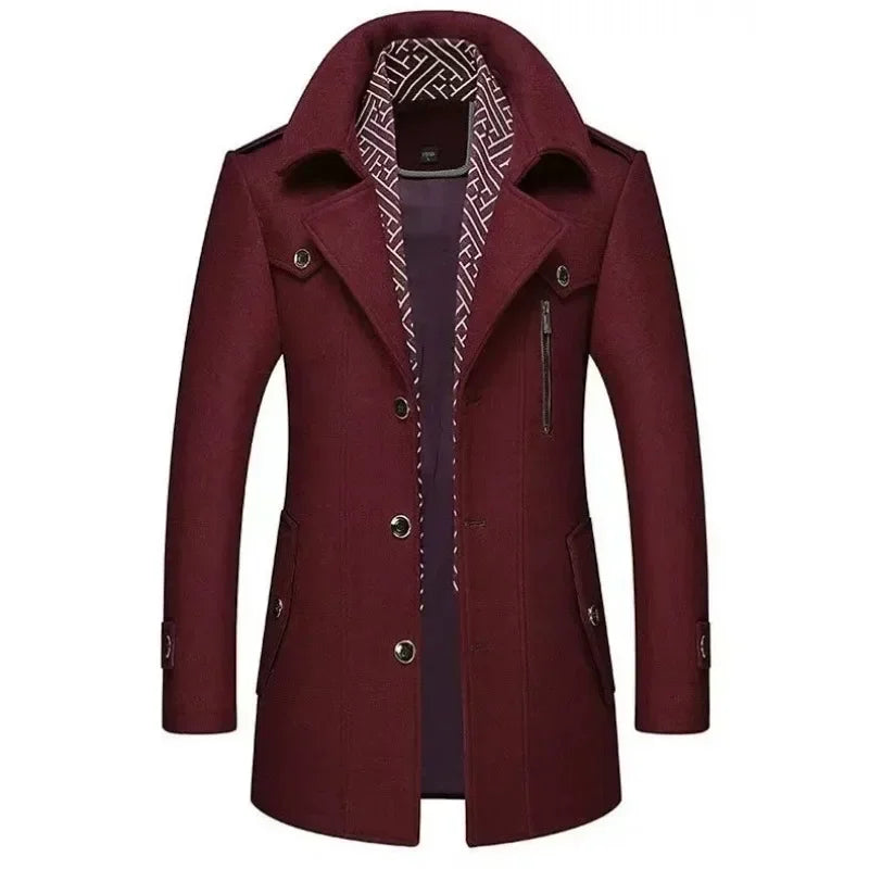 Herren Winter Mantel Klassisch Elegant – Business & Freizeit Modern Stil