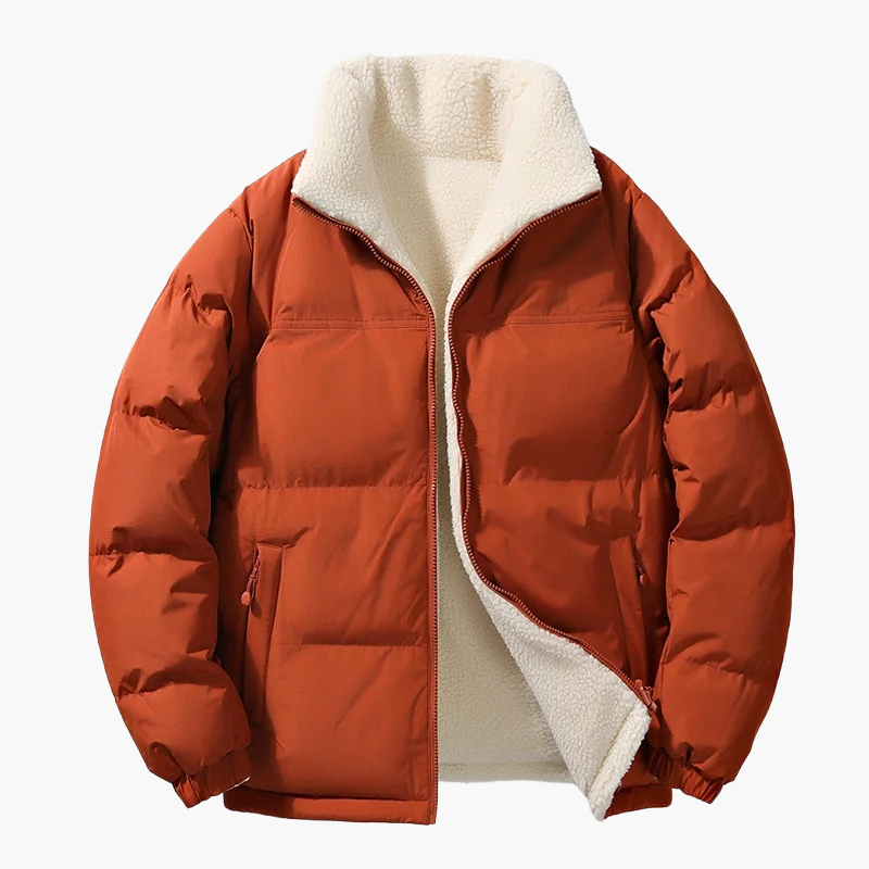 Herren Winterjacke Urban Casual mit Teddyfutter – Weit geschnitten, City & Freizeit