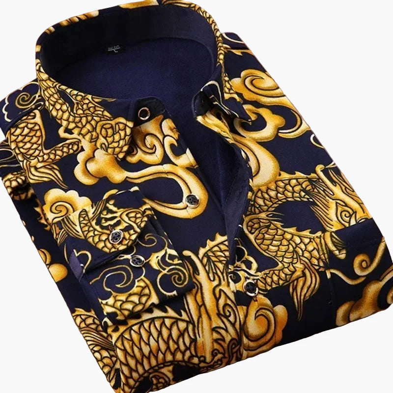 Herren Freizeithemd Kariert, Modernes Langarm-Hemd für Alltag und Büro