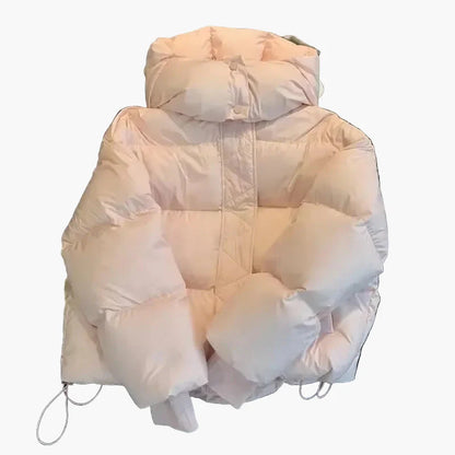 Damen Winter Steppjacke mit Kapuze – Modische Alltagspufferjacke für kalte Tage