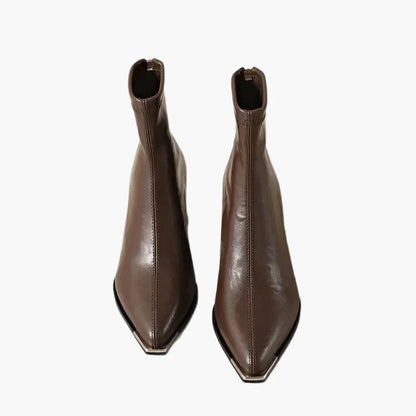 Damen Stiefeletten mit Blockabsatz – Modische Herbst- und Winterboots für Alltag und Büro