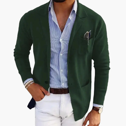 Herren Sakko Modern Einreiher Business Casual Blazer für Büro und Alltag