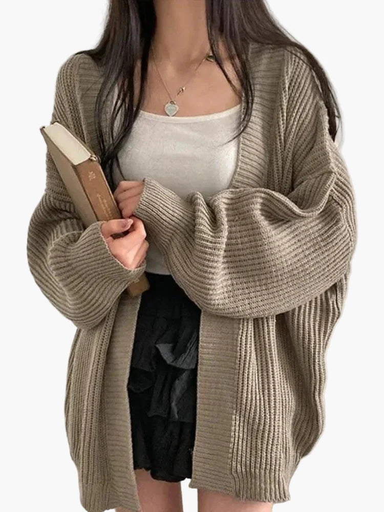 Damen Oversize Strickcardigan für lässige Outfits und gemütliche Anlässe