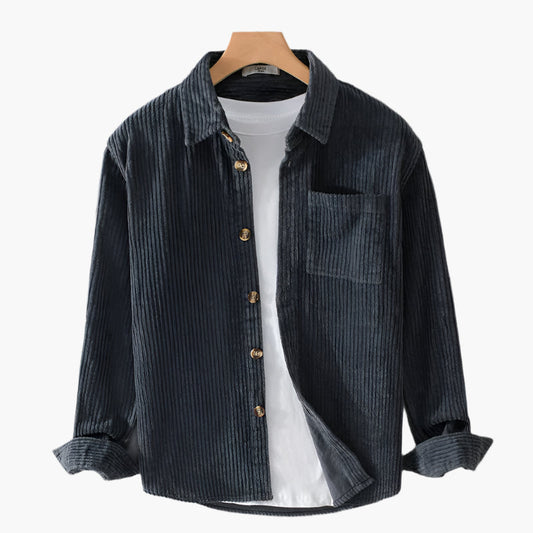 Herren Cordhemd Casual Modern für Alltag und Freizeit