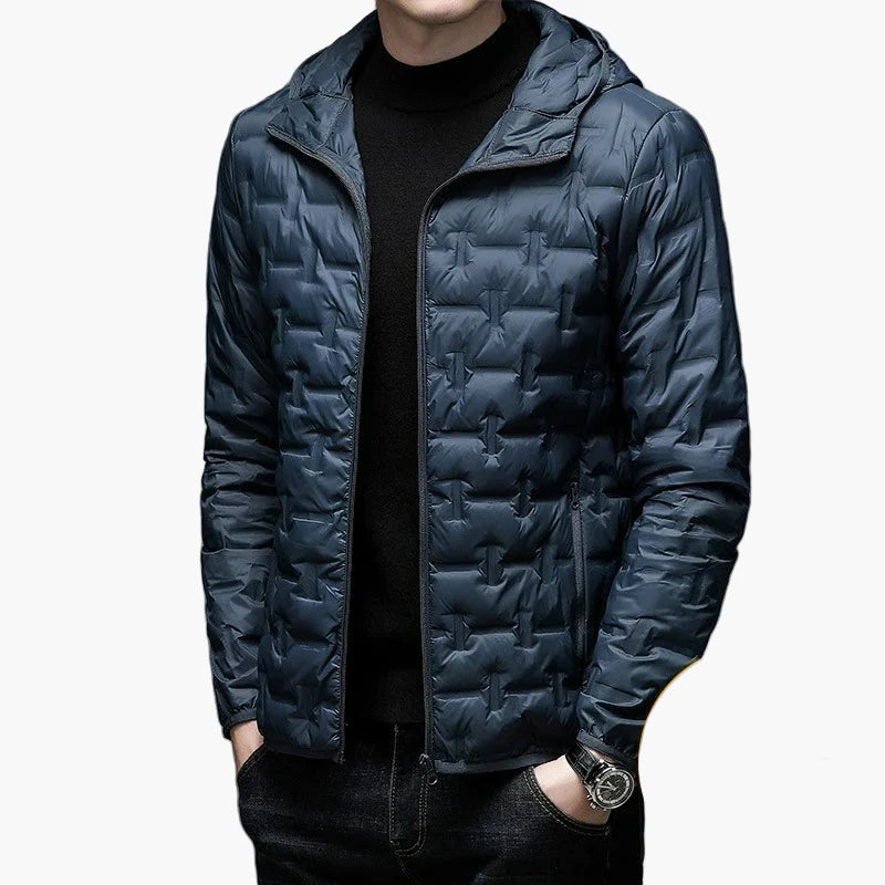 Herren Steppjacke mit Kapuze – Modische Winterjacke für Alltag und Outdoor