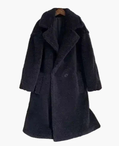 Damen Oversize Teddy Mantel – Modischer Wintermantel für Alltag & Freizeit