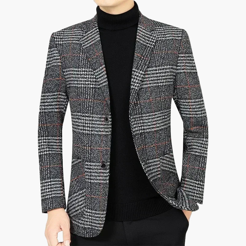 Herren Karo Blazer – Eleganter Business & Casual Sakko für stilbewusste Männer