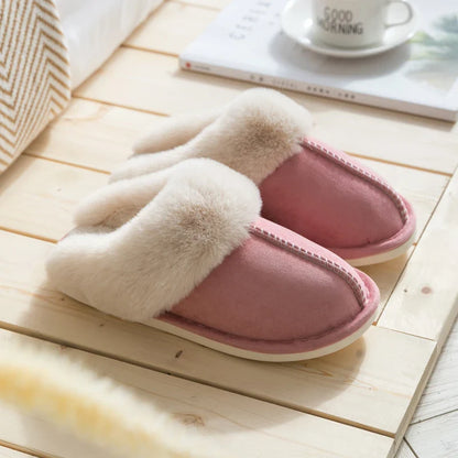 Gillian – Damen Hausschuhe mit warmer Plüschfütterung