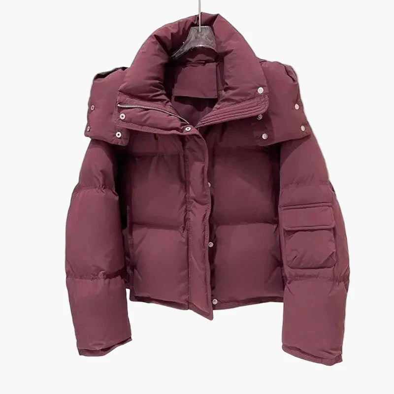 Damen Winter Steppjacke Kurz Stil – Modische warme Übergangsjacke für Alltag und Freizeit