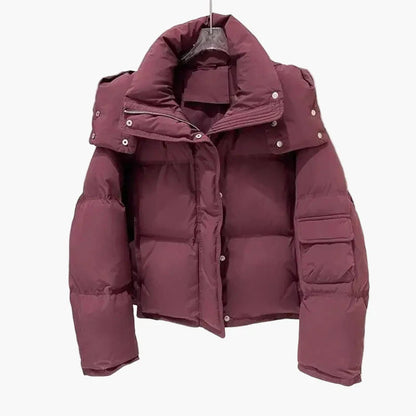 Damen Winter Steppjacke Kurz Stil – Modische warme Übergangsjacke für Alltag und Freizeit