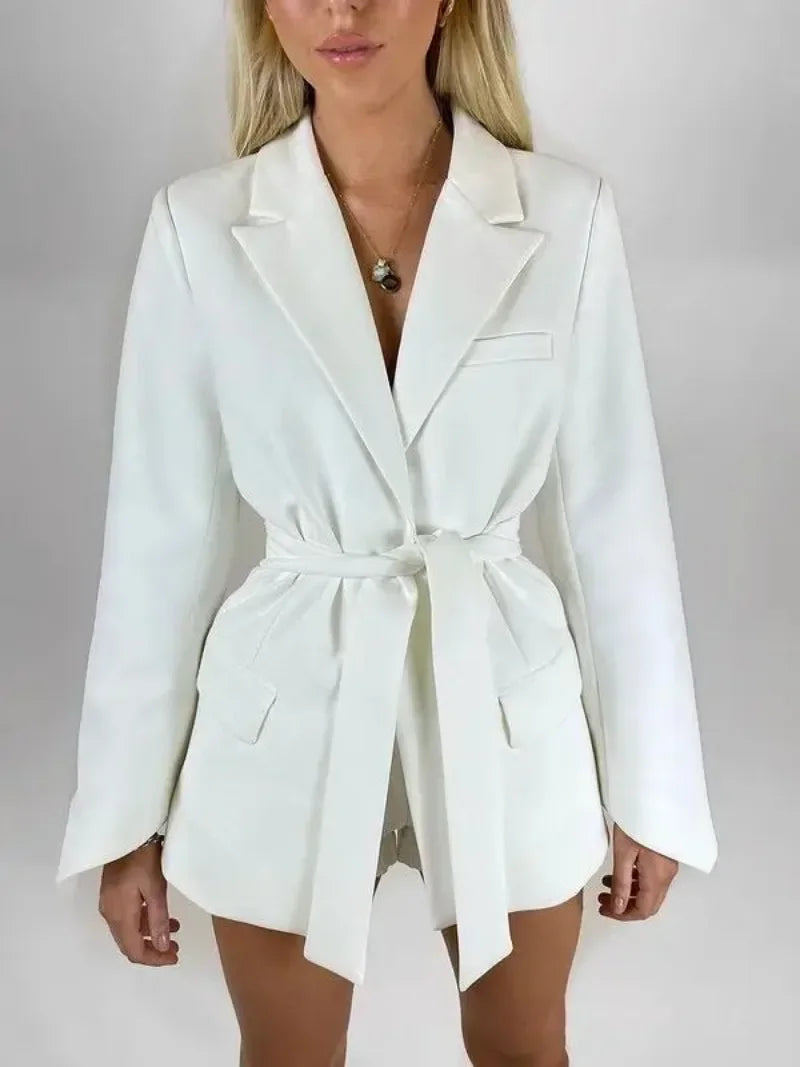 Elizabeth – Damen Blazerkleid mit Gürtel