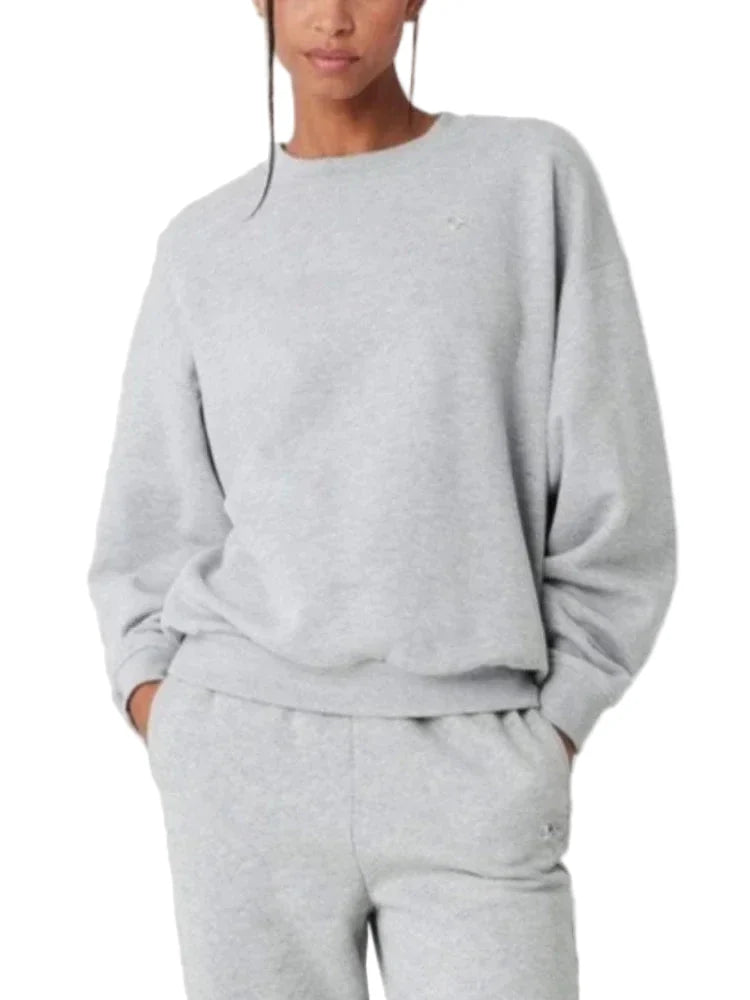Damen Oversized Sweatshirt für Freizeit und Sport – Lässiger Look, Perfekt für Alltag und Training