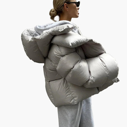 Damen Winter Steppjacke Oversized Warm Urban Style