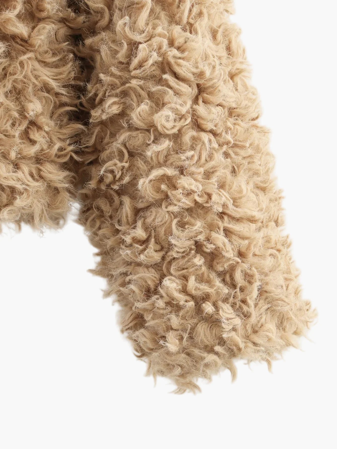 Damen Teddyjacke im Vintage-Look – Modische Kurzjacke für Herbst und Winter