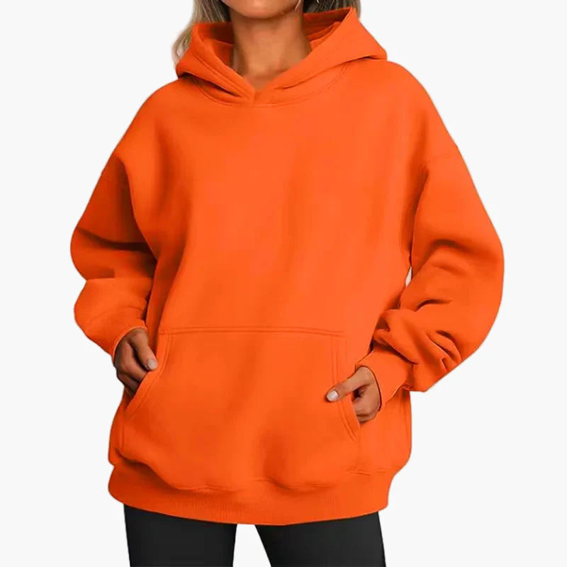 Damen Oversize Hoodie Freizeit Kapuzenpullover – Bequemer Streetwear Style