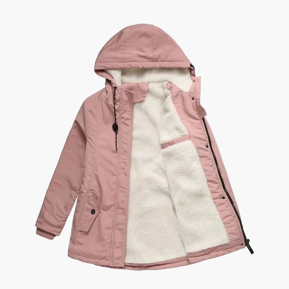 Damen Winterjacke mit Kapuze – Taillierter Parka für Alltag & Outdoor